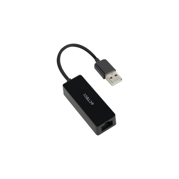 Adaptador USB A Ethernet RJ45 Shift Plus AE420 Acteck - Adaptador USB A Ethernet RJ45 Shift Plus AE420 Acteck -